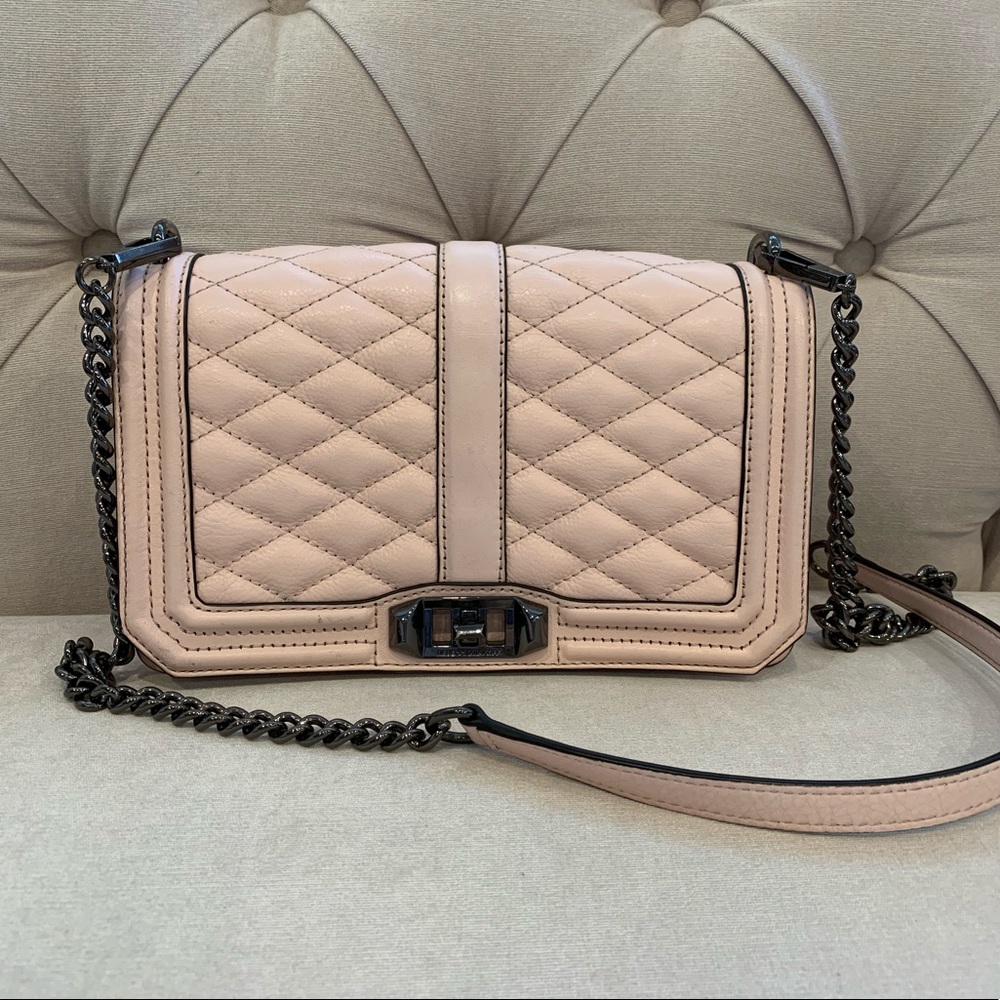 Rebecca Minkoff Chevron Quilted Love Crossbody